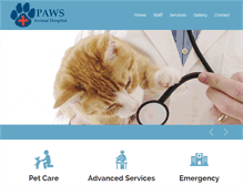 Tablet Screenshot of pawsofhanover.com